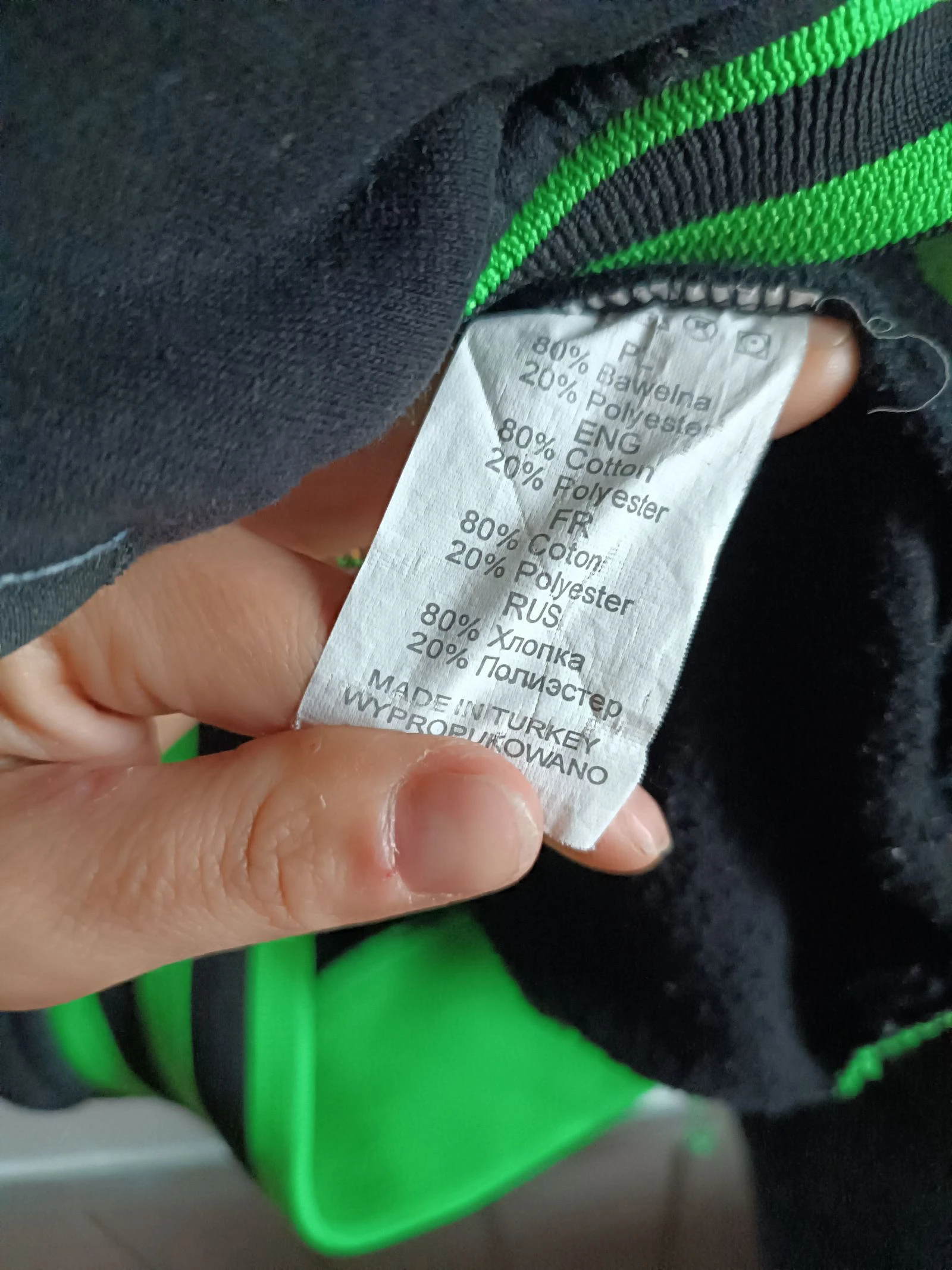 Black and green Cabaneli Milano hoodie – photo 5